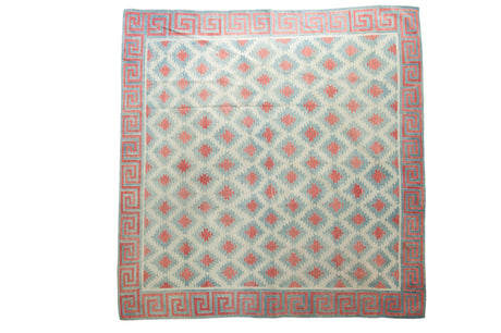 8'6" x 8'6" Vintage Dhurrie Square Carpet / Item ee002323 image 1