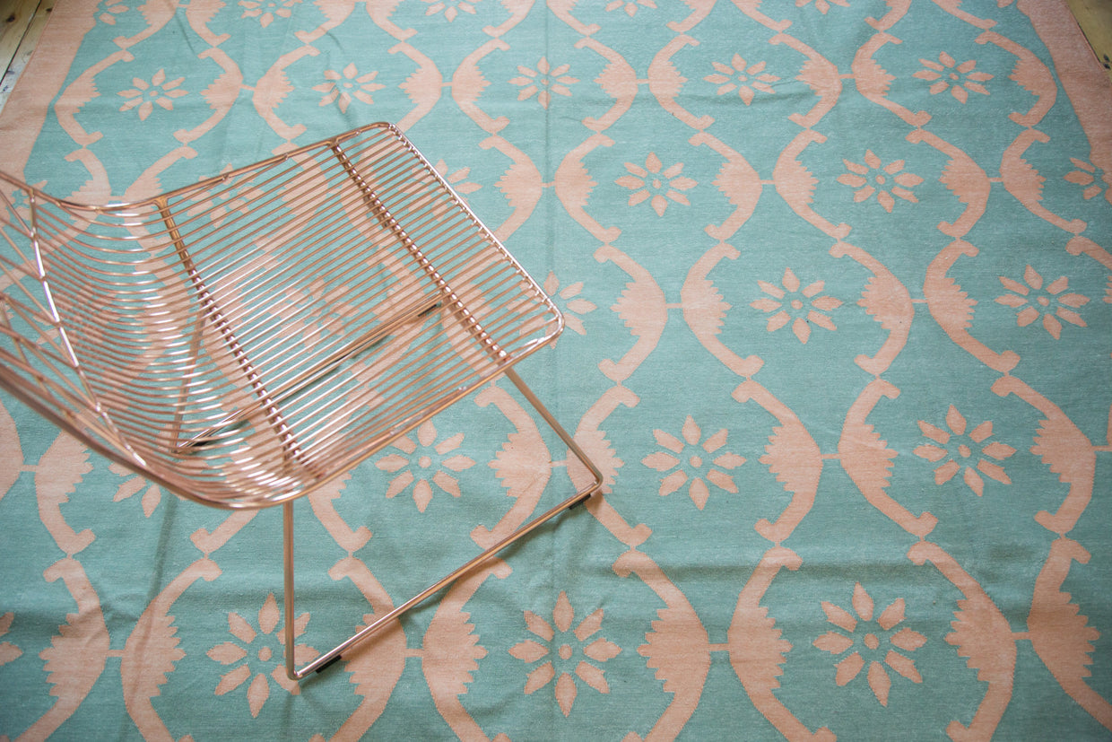 8x10 New Dhurrie Carpet // ONH Item ee002324