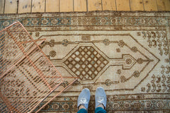 3x6 Vintage Kars Rug Runner // ONH Item ee002334 Image 3
