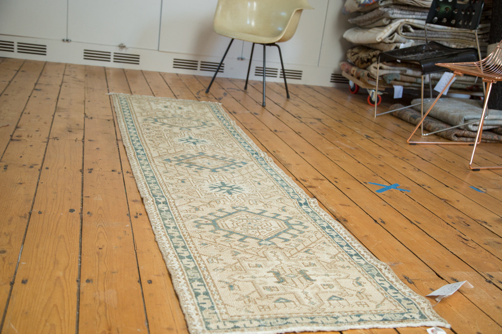 2x8.5 Vintage Karaja Rug Runner // ONH Item ee002337 Image 1