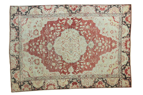 5'3" x 7'5" Vintage Distressed Oushak Rug / Item ee002358 image 1