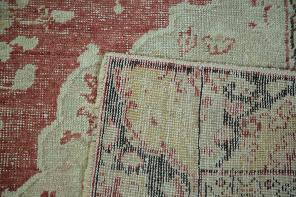  Vintage Distressed Oushak Rug / Item ee002358 image 6