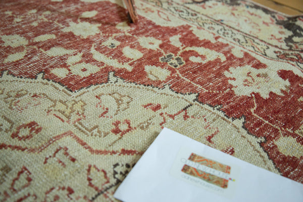  Vintage Distressed Oushak Rug / Item ee002358 image 8