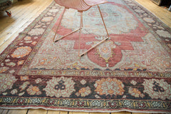 7.5x12.5 Vintage Distressed Oushak Carpet // ONH Item ee002371 Image 2