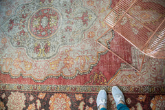 7.5x12.5 Vintage Distressed Oushak Carpet // ONH Item ee002371 Image 3