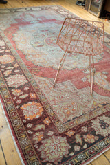 7.5x12.5 Vintage Distressed Oushak Carpet // ONH Item ee002371 Image 4