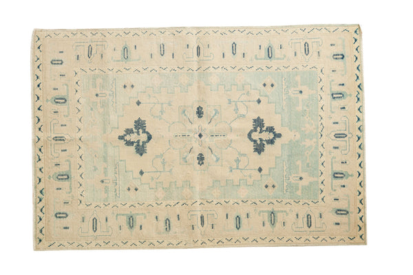 4x6.5 Vintage Distressed Oushak Rug // ONH Item ee002378