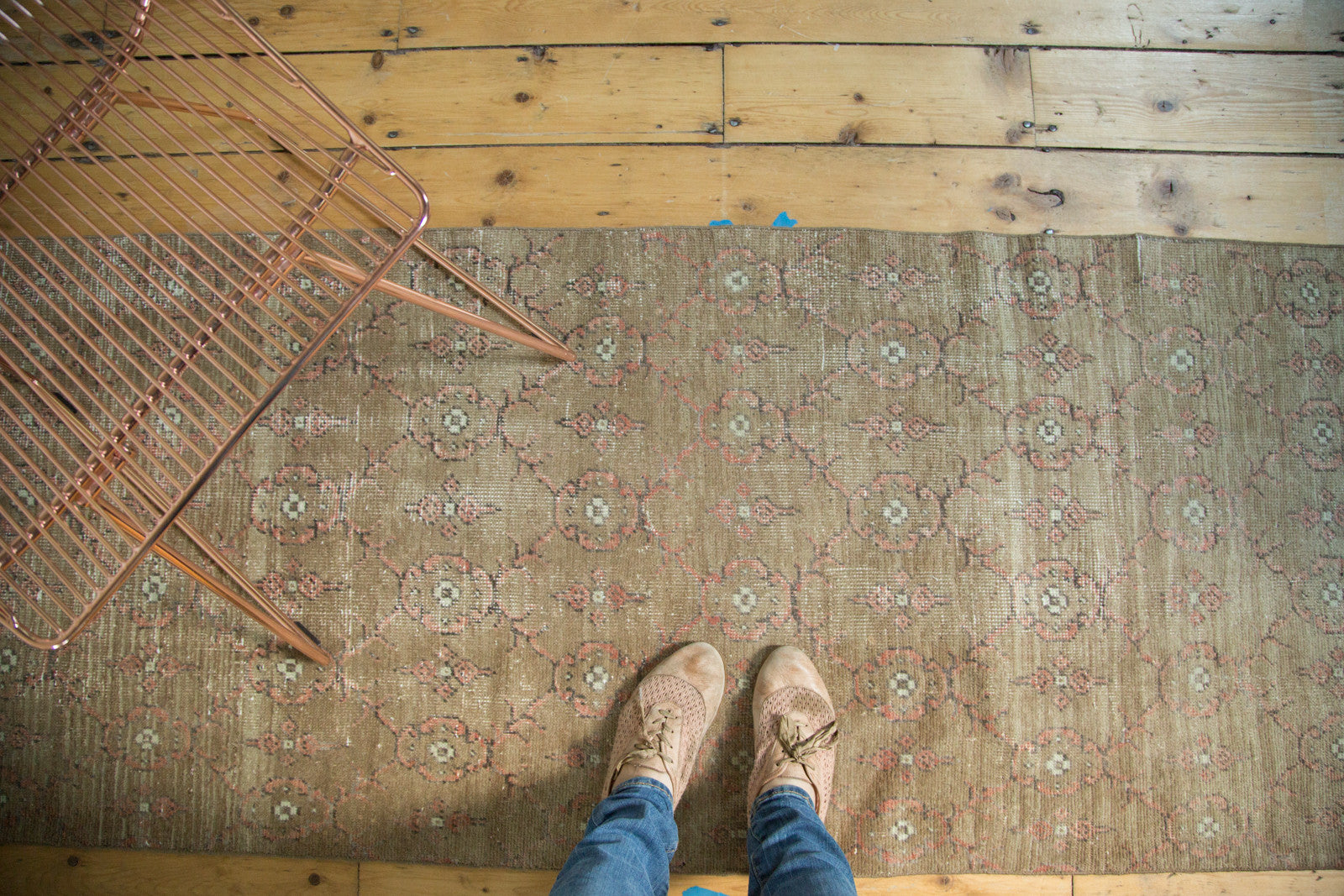 2.5x8.5 Vintage Distressed Konya Rug Runner // ONH Item ee002379 Image 1