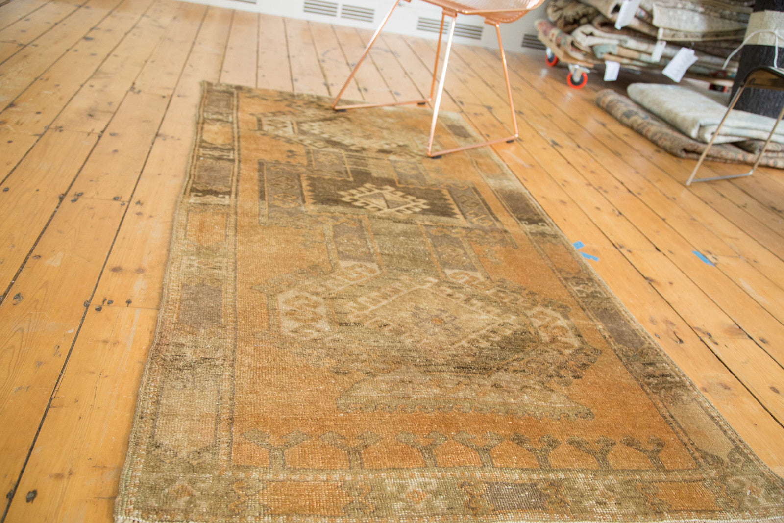 3.5x6.5 Vintage Oushak Rug // ONH Item ee002382 Image 1