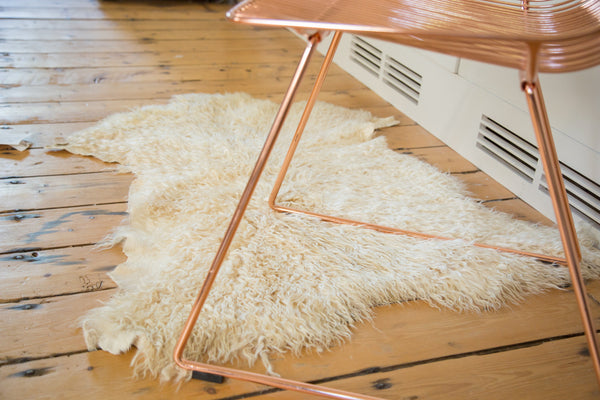 2x3 New Angora Skin Rug // ONH Item ee002383 Image 1