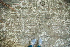  Vintage Distressed Tabriz Carpet / Item ee002387 image 8