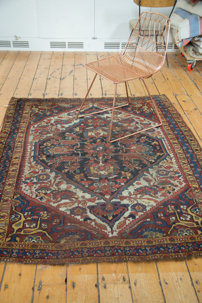 5x6.5 Antique Distressed Qashqai Rug // ONH Item ee002394 Image 4