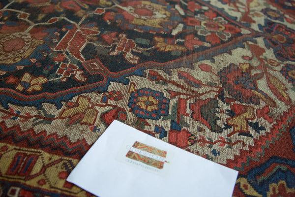 5x6.5 Antique Distressed Qashqai Rug // ONH Item ee002394 Image 6