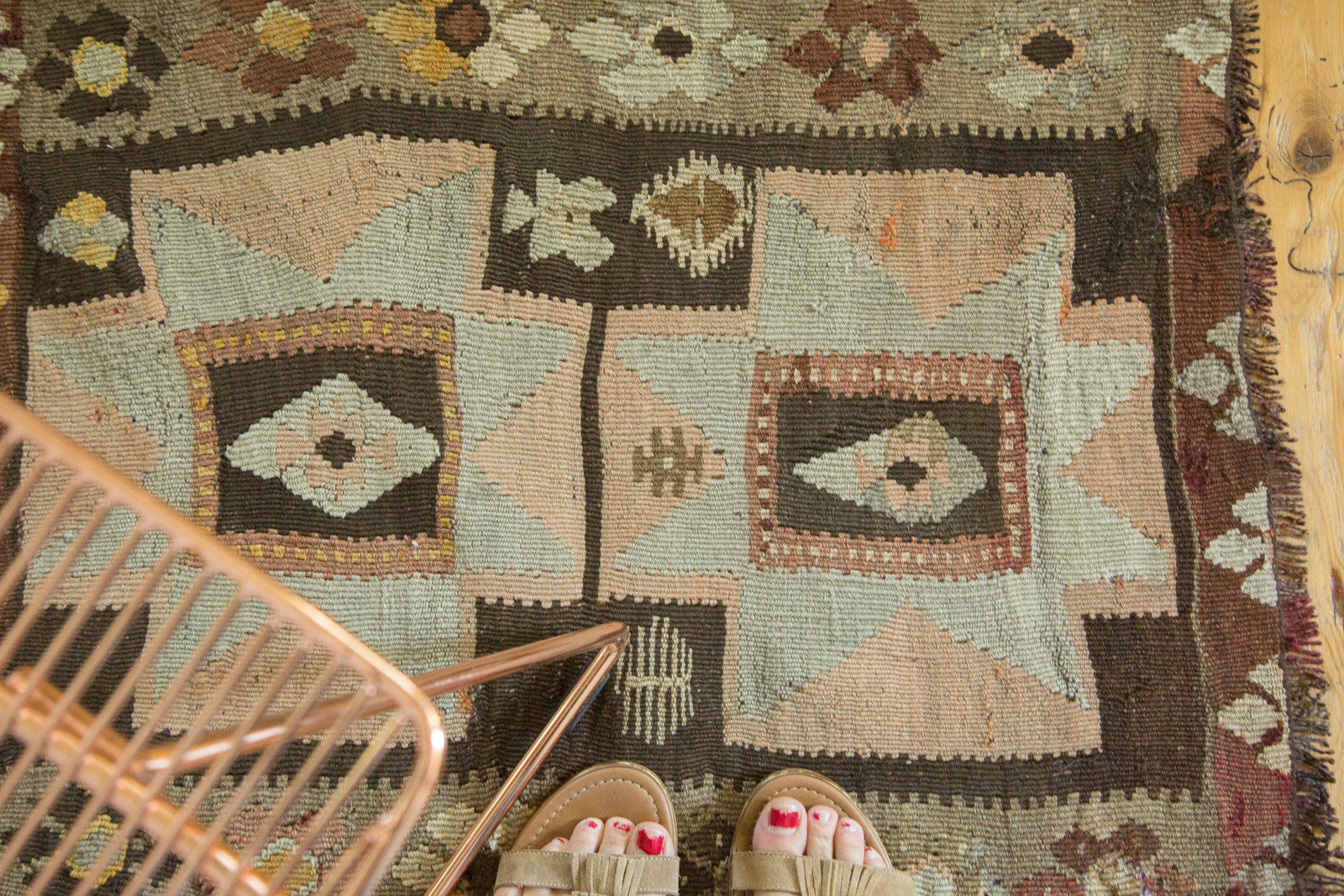 2x3 Vintage Kilim Rug Mat // ONH Item ee002416 Image 1