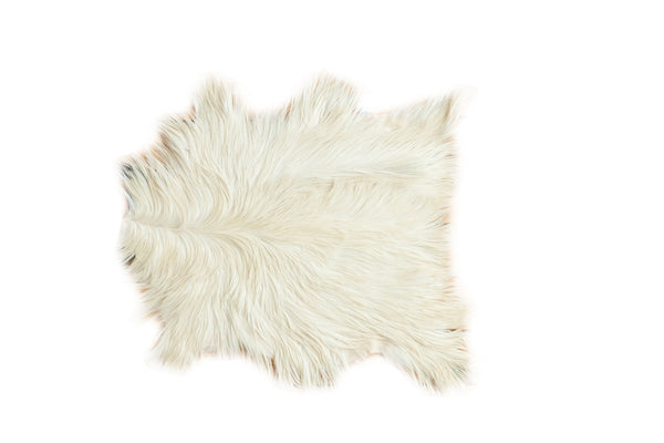 2x3.5 New Angora Skin Rug // ONH Item ee002423