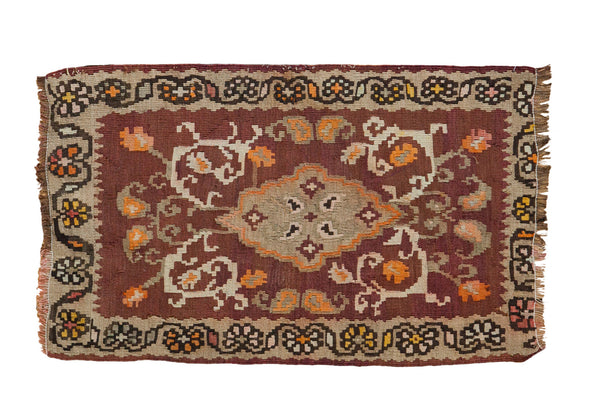 2x3 Vintage Kilim Rug Mat // ONH Item ee002428
