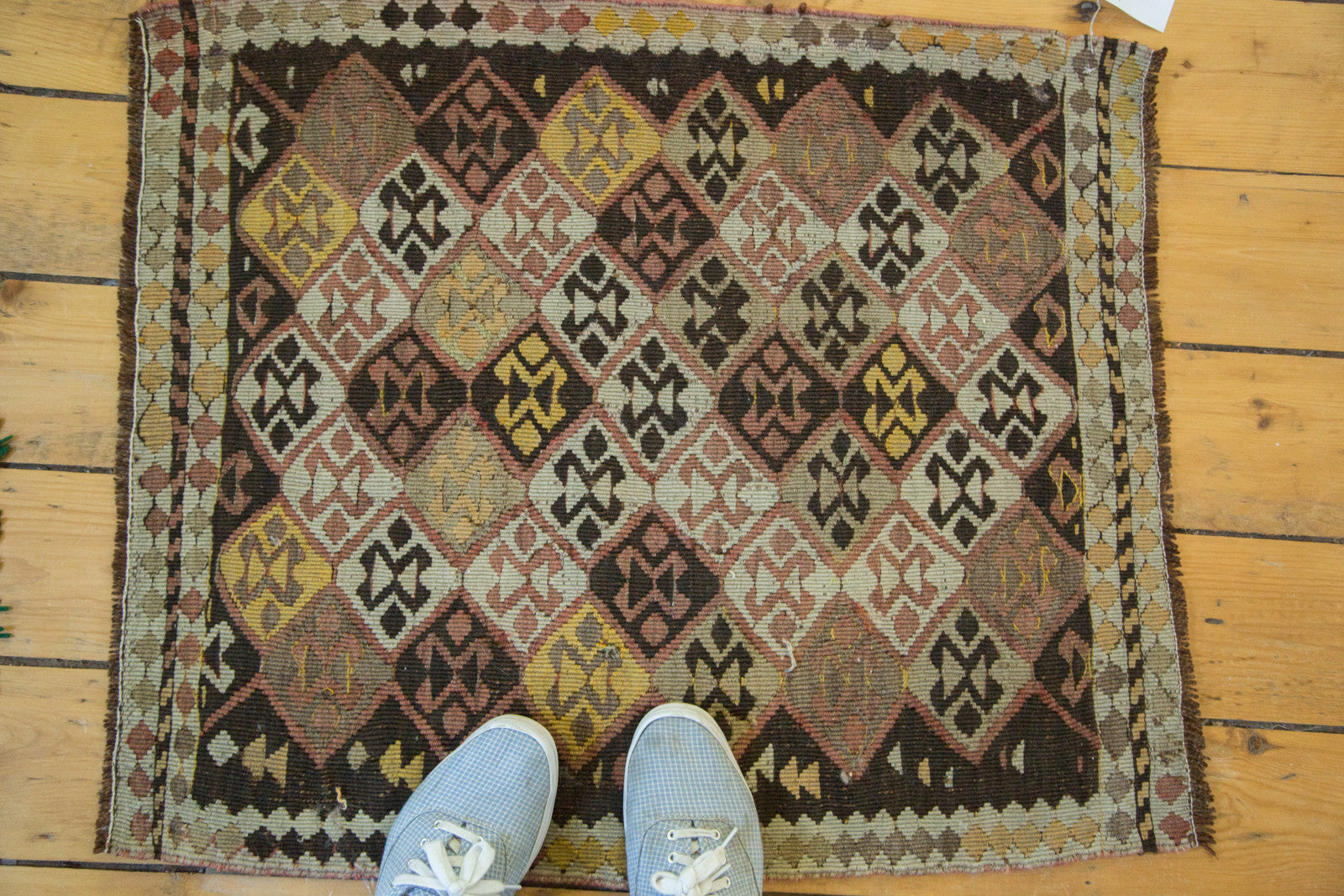 2x3 Vintage Kilim Rug Mat // ONH Item ee002429 Image 1