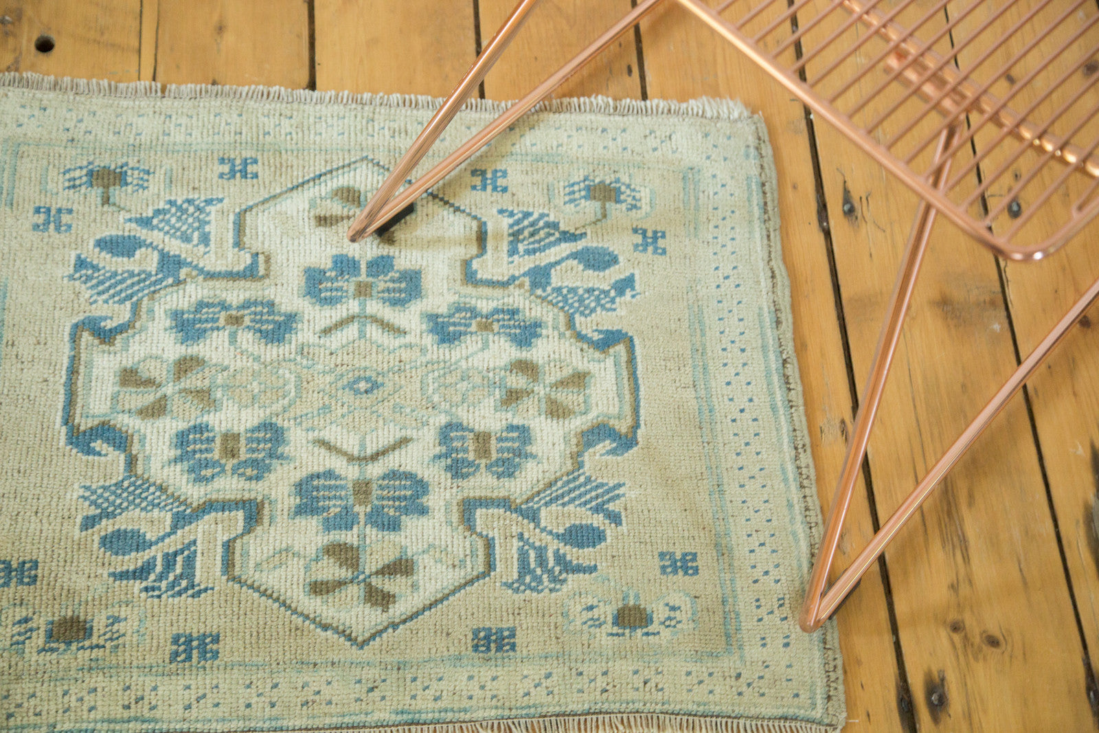 2x2.5 Vintage Oushak Square Rug Mat // ONH Item ee002432 Image 1