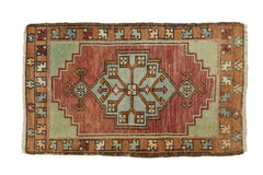 2x3 Vintage Oushak Rug Mat // ONH Item ee002437