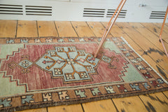 2x3 Vintage Oushak Rug Mat // ONH Item ee002437 Image 2