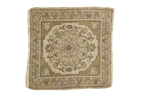 2x2 Vintage Oushak Square Rug Mat // ONH Item ee002439