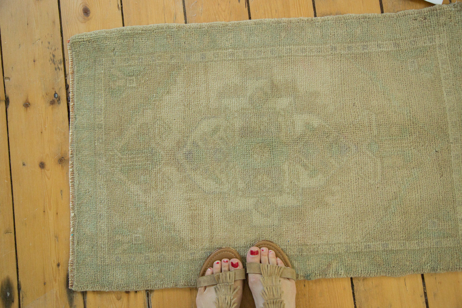 2x3 Vintage Oushak Rug Mat // ONH Item ee002441 Image 1
