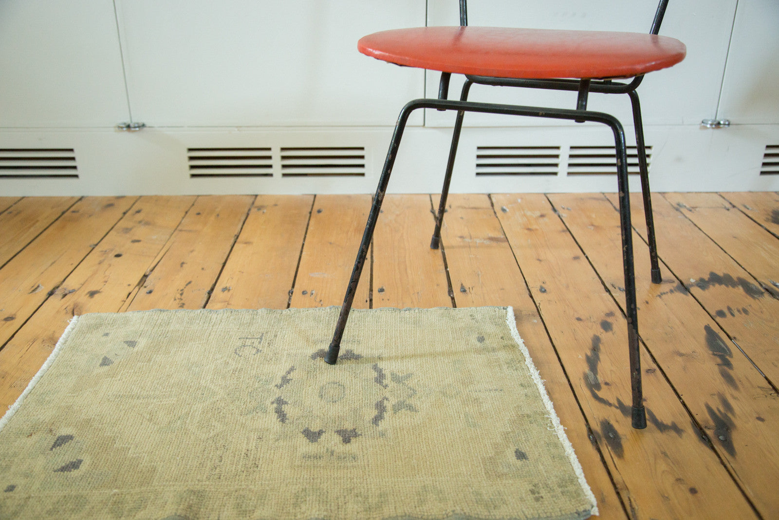  Vintage Oushak Rug Mat / Item ee002446 image 2