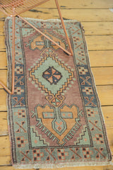 1.5x3.5 Vintage Oushak Rug Runner // ONH Item ee002450 Image 2