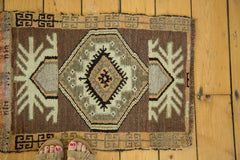 1.5x2.5 Vintage Oushak Rug Mat // ONH Item ee002452 Image 1