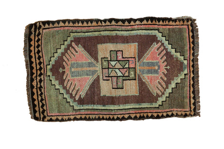 1.5x2.5 Vintage Oushak Rug Mat // ONH Item ee002458