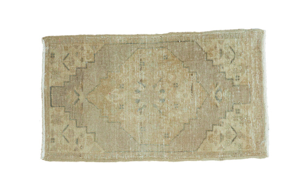 1.5x3 Vintage Distressed Oushak Rug Runner // ONH Item ee002459