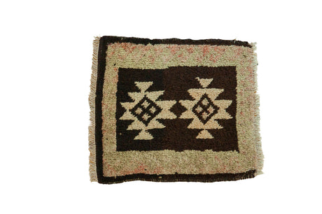 1'8" x 1'9" Vintage Oushak Square Rug Mat / Item ee002478 image 1