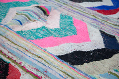 5x9 Vintage Rag Rug Carpet // ONH Item ee002493 Image 6