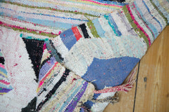 5x9 Vintage Rag Rug Carpet // ONH Item ee002493 Image 7
