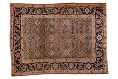 4.5x6 Antique Persian Tabriz Rug // ONH Item ee002498