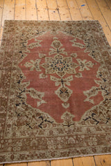 4x5.5 Distressed Antique Persian Tabriz Rug // ONH Item ee002501 Image 3