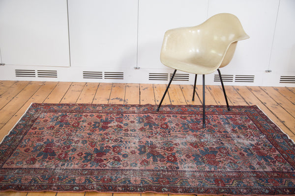 4x6.5 Distressed Antique Persian Lilihan Rug // ONH Item ee002504 Image 3