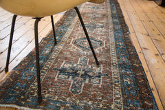 2.5x10 Distressed Persian Karaja Rug Runner // ONH Item ee002512 Image 2