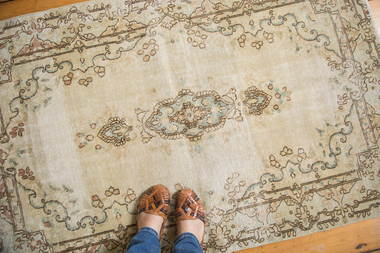 3x5 Distressed Persian Kerman Rug // ONH Item ee002516 Image 1