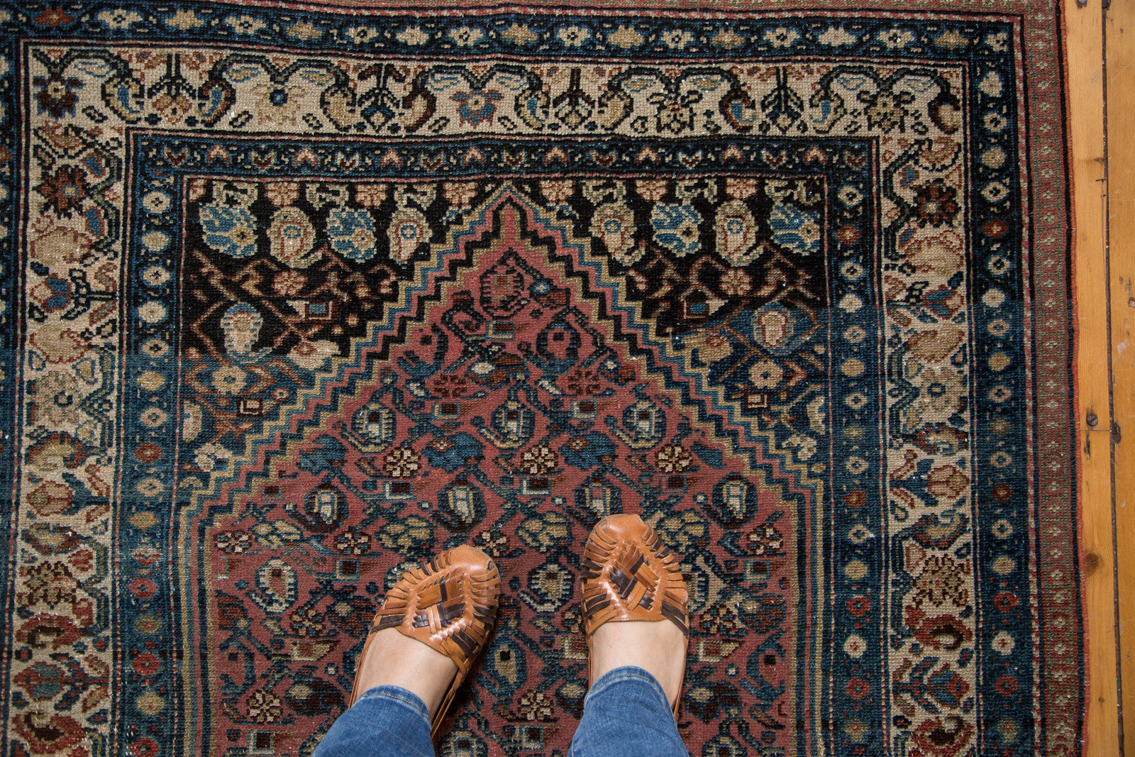 3.5x5.5 Vintage Persian Malayer Rug // ONH Item ee002518 Image 1