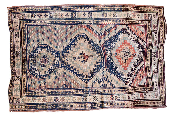 5'5" x 7'9" Vintage Caucasian Carpet / Item ee002522 image 1