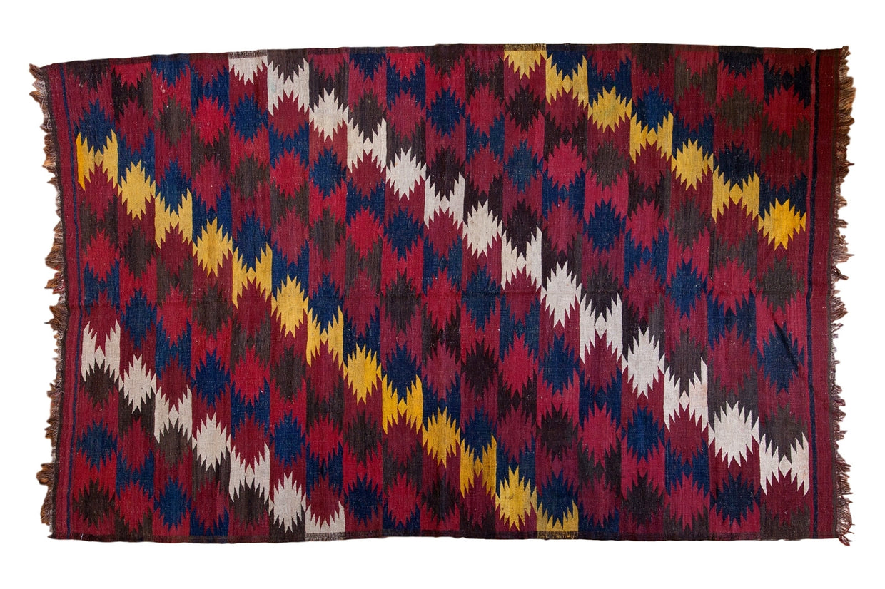 6.5x10 Vintage Kilim Carpet // ONH Item ee002525