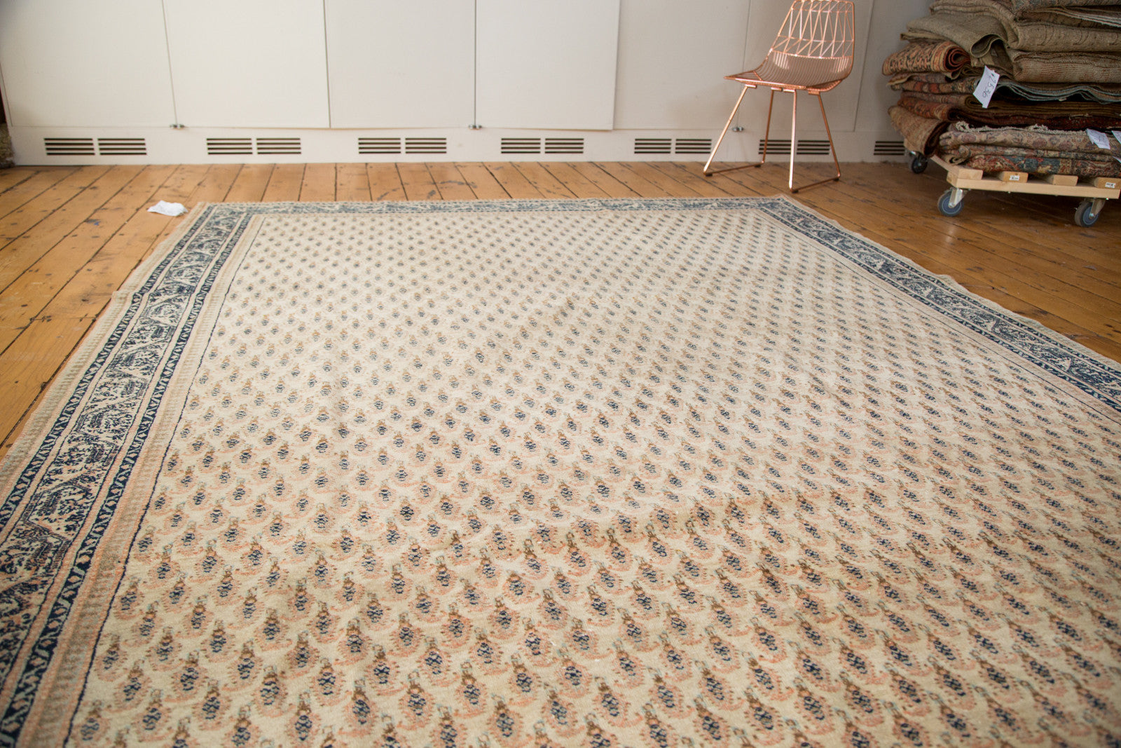  Vintage Mir Sarouk Carpet / Item ee002542 image 2