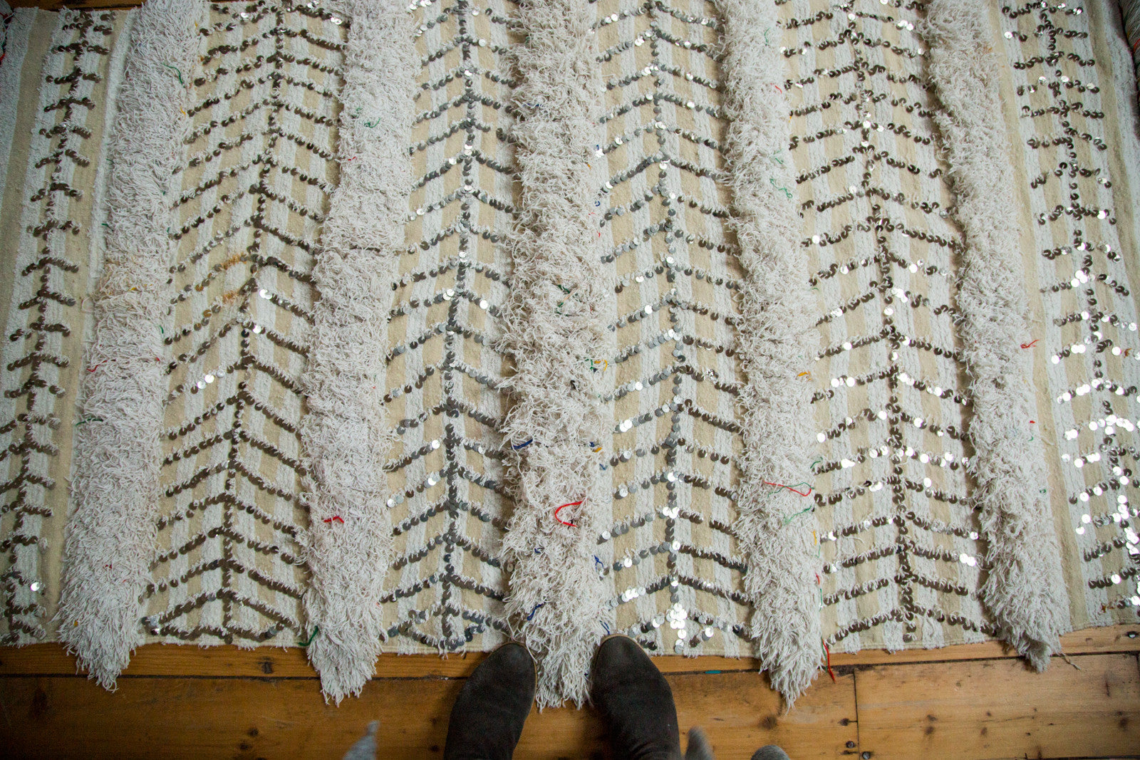 Vintage Wedding Blanket Rug 