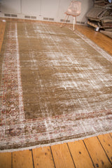 7.5x13.5 Distressed Vintage Mahal Carpet // ONH Item ee002596 Image 5