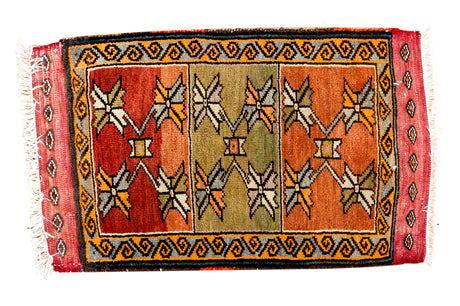 1.5x2.5 Vintage Oushak Rug Mat // ONH Item ee002598