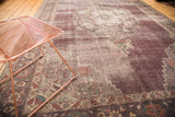  Distressed Vintage Oushak Carpet / Item ee002600 image 3