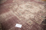  Distressed Vintage Oushak Carpet / Item ee002600 image 8