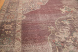  Distressed Vintage Oushak Carpet / Item ee002600 image 9