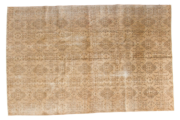 6'7" x 10' Distressed Vintage Oushak Carpet / Item ee002601 image 1